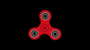 looping fidget spinnare animering på en transparent bakgrund video