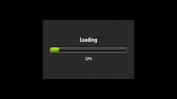 verde Caricamento in corso bar animazione su un' trasparente sfondo video