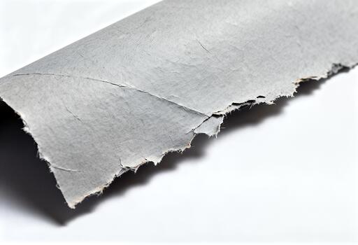 Torn Edge Paper Texture with Rough Surface and Shadow. photo