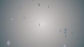 Seamless Snowflake Motion Background - Winter Abstract Loop video