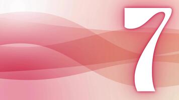 rosa arancia fluido onde lanciare intro Timer conto alla rovescia video