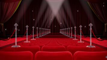 Theatre Performance Youtube Intro in Red Minimal Style video