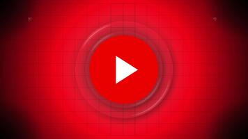 Red White Modern Play Button Intro YouTube video