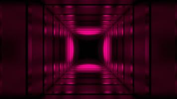 Rosa minimalista quadrado fantasia corredor fundo vj ciclo dentro 4k video