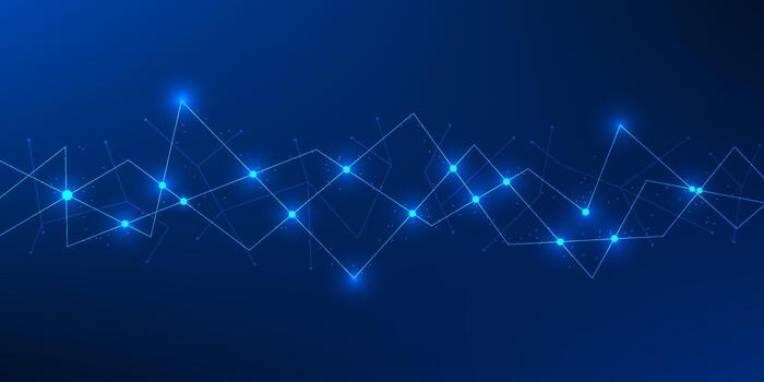 Blue data visualization graphic design vector