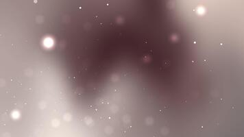 morbido Marrone pendenza astratto sfondo con bokeh leggero particelle video