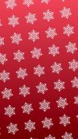 Christmas snowflake doodle seamless pattern animation with red gradient portrait background transparancy abstract video