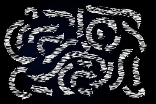 carbón Escribiendo rasguño salpicar textura sucio espiral línea flecha forma efecto. carbón tinta, lápiz bolígrafo, pintar, lápiz de color cepillo golpes con diferente formas vector