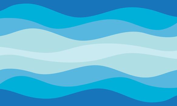 Blue gradient wave pattern abstract background design vector