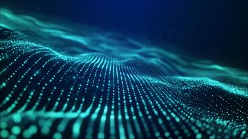 en skimrande vidd av digital vågor flöden tvärs över en lysande landskap, formning dynamisk rullande ytor av ljus den där flytta kontinuerligt, skapande ett uppslukande trogen rörelse video