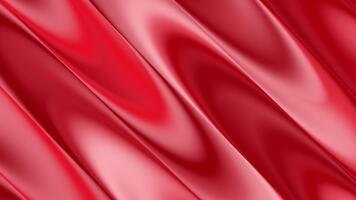 Red liquid wave flowing background. Abstract red gradient background with wavy liquid. 4k Animation background video
