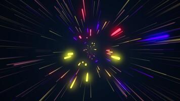 energico leggero striature sfondo, che si muove velocemente striature nel dinamico movimento disegno, visivo astratto video