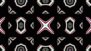 vj lazo calidoscópico multicolor serpenteado modelo video