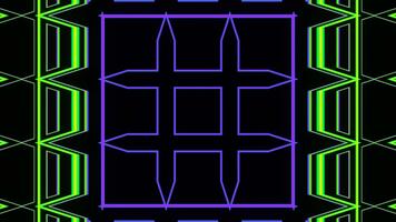 pulsante abstrato multicolorido formas para mostrar Projeto video