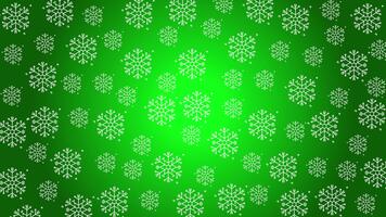 scarabocchio neve schema modello adornare un' luminosa verde ripetendo sfondo. ciclo continuo movimento grafico video
