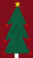 Animated Christmas Tree Loop video