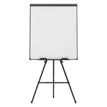 Clean Flip Chart Display for Business Meetings and Workshops, Cut Out, Clipping Path, Isolated on a Transparent Background. png