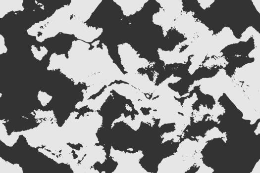 negro y blanco resumen modelo con un lote de diferente formas vector