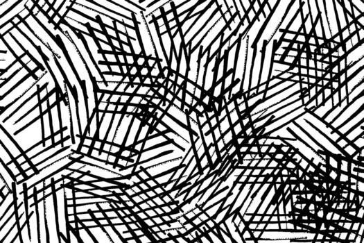 a black and white abstract pattern with lines vector
