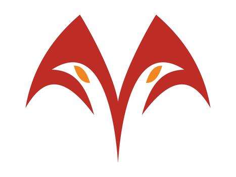 Fox Icon, Modern Minimal Symbol for Branding and Digital Design vector