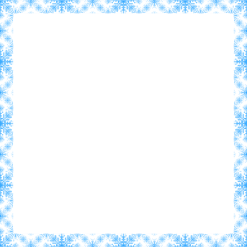 winter grens kader, plein kader met sneeuwvlok patroon, Kerstmis grens png