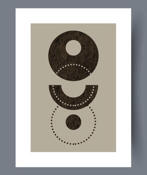 Tranquil circular patterns enhancing meditation or yoga spaces vector
