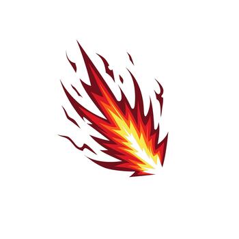 Colorful explosion graphic design element vector