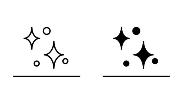 clean surface. Icon. set .Symbol isolated white background. illustration. color editable. vector