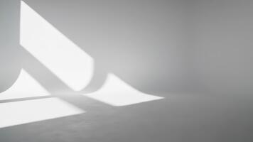 Abstract Light and Shadow Play Creating Soft Dynamic Visuals in Minimalist Setting video
