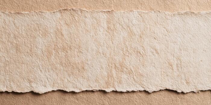 Natural textured paper on a brown background for crafts photo