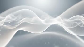 abstrakt ljus vågor strömmande tvärs över mjuk lutning bakgrund i långsam rörelse video