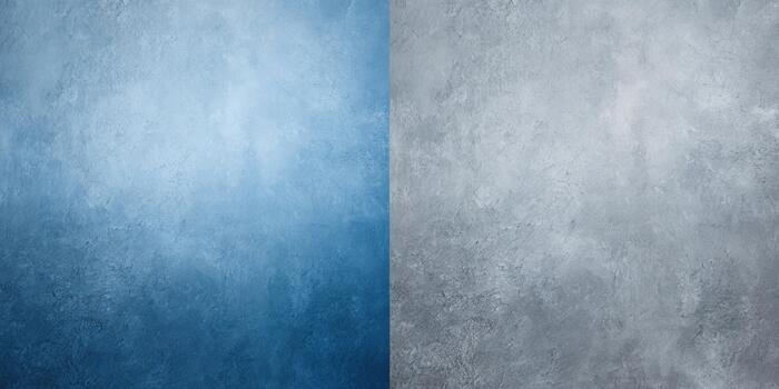 Textured blue and gray backgrounds for creative projects photo