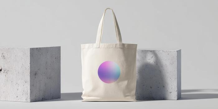 único totalizador bolso diseño con vibrante circulo modelo en monitor foto