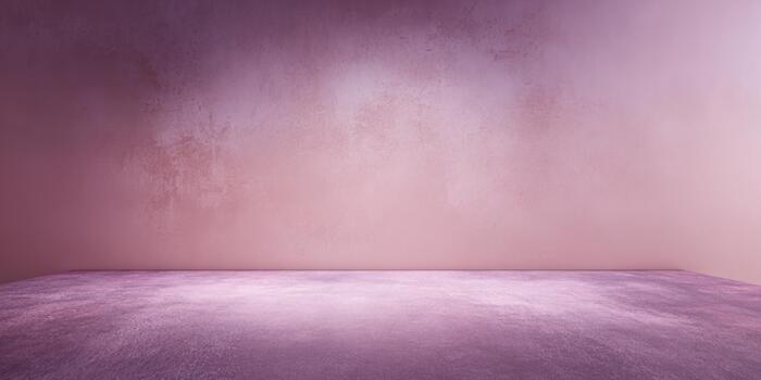 Soft pink interior space with minimal design elements photo