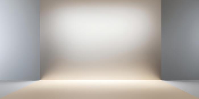 Modern empty space with neutral colors for creative projects photo