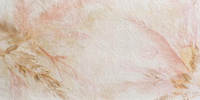 Decorative background with soft tones and plant patterns photo