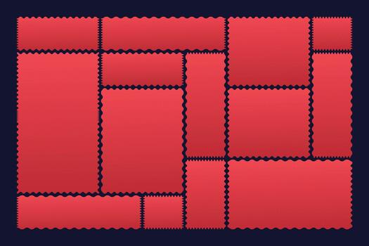 Creative Bento Grid Templates with Soft Colors and Dynamic Geometric Layouts vector