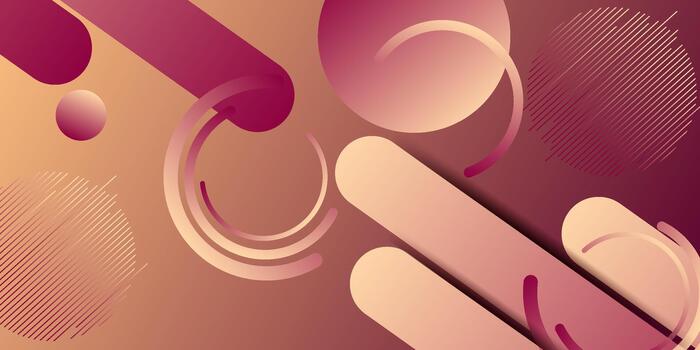 Abstract bright gradient dynamic color background. Simple and trendy circle pattern background. eps10 vector