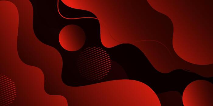 oscuro rojo resumen antecedentes con líquido oscuro degradado colores en el antecedentes. geométrico ondulado forma modelo. eps10 vector