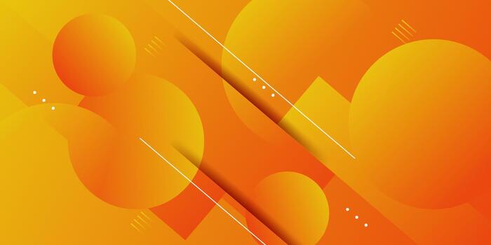 Abstract orange geometric background. Dynamic circular pattern composition. Cool background design for posters. eps 10 vector