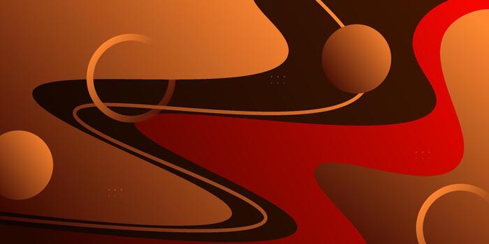 Abstract wave fluid background. Simple orange and red element background design. Trendy geometric pattern shapes. EPS10. vector