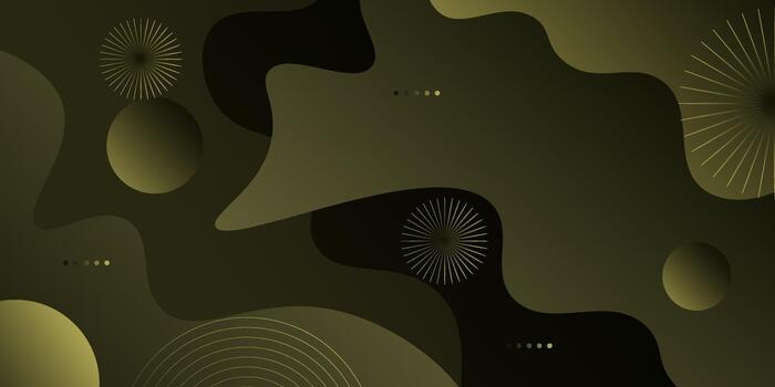 Abstract dark green wave fluid background. Simple dynamic color background concept. eps10 vector