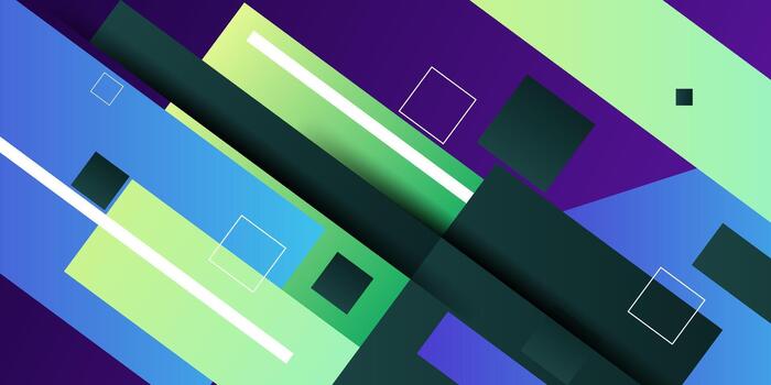 Abstract colorful background banner with overlapping square pattern design. Simple modern style background pattern. EPS10. vector