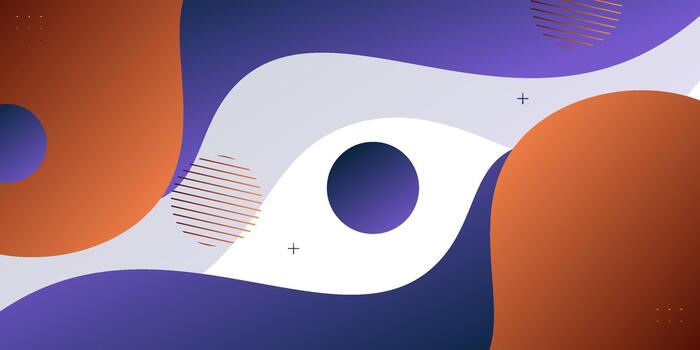 Trendy abstract colorful wave banner background. Simple and elegant background with a simple pattern concept. EPS10. vector