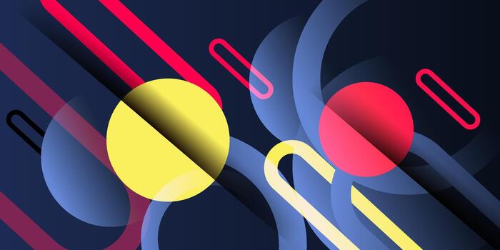 Abstract colorful dynamic background with simple circle design pattern. eps10 vector