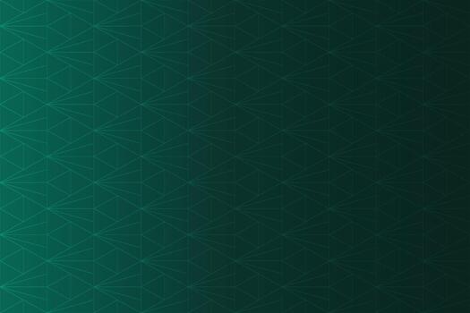 Green geometric pattern background design vector