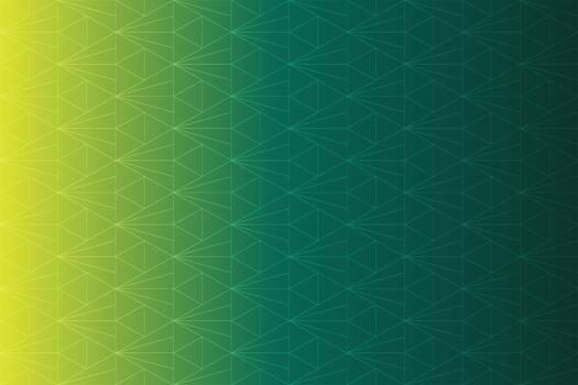 Geometric gradient pattern in green shades vector
