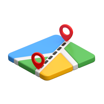 na moda 3d ilustração do navegação rota dentro moderno estilo, png