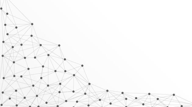 resumen mínimo red conexiones diagrama con negro puntos y línea estructura para tecnología y datos visualización vector