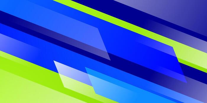 Abstract blue and green banner overlap arrow shapes speed concept motion background. Futuristic banner background design. vector
